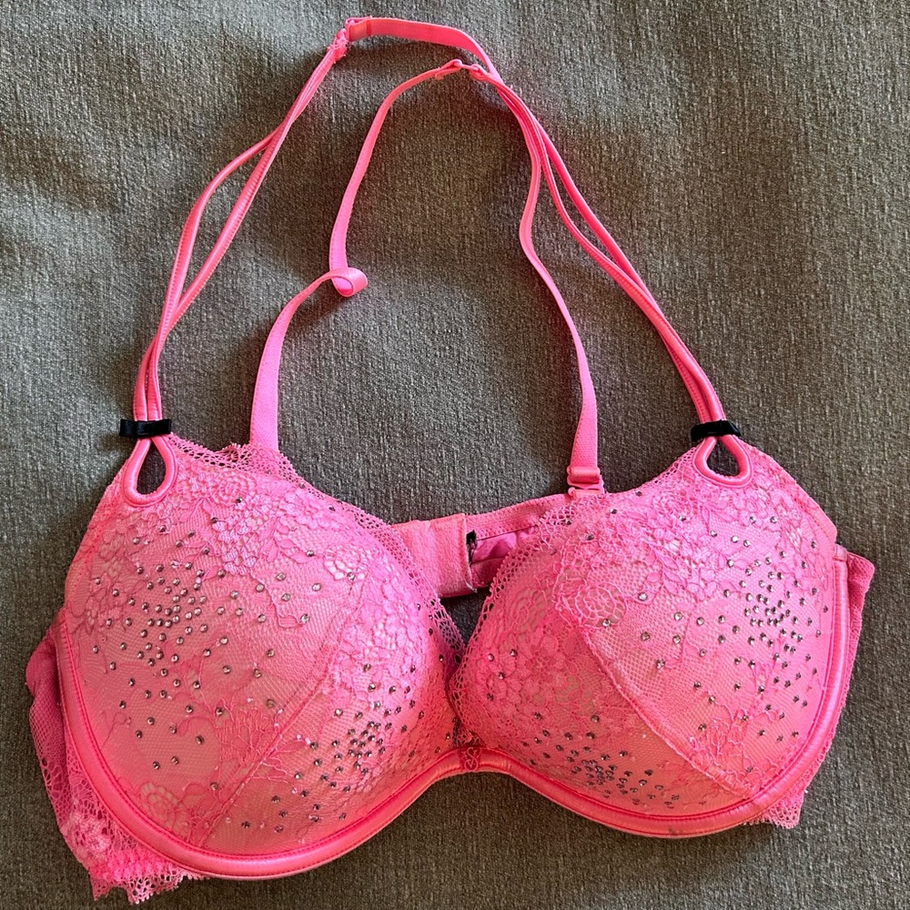 Victoria’s Secret Pink Crystal Embellished Women's Bra